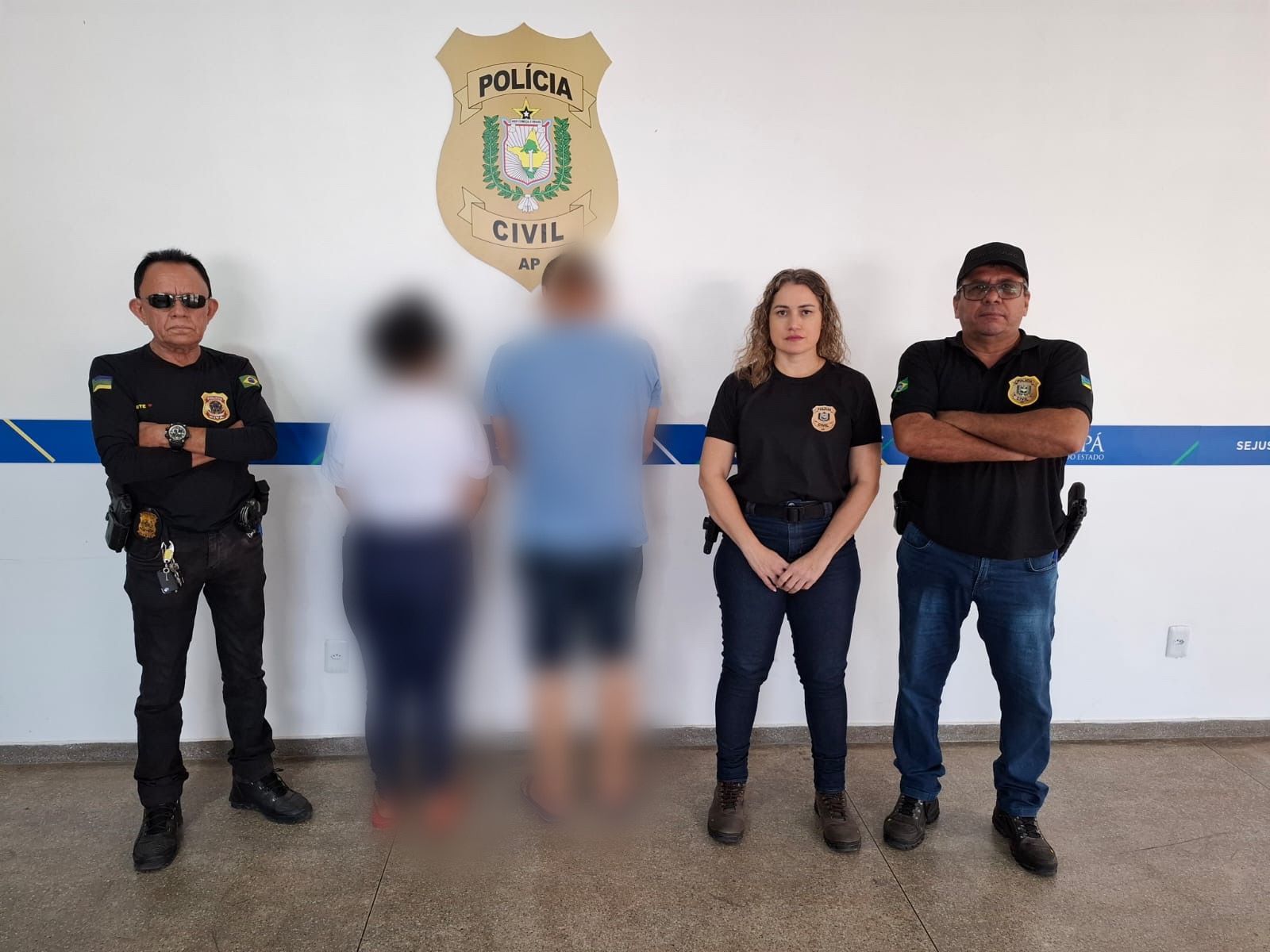 EM MACAPÁ, POLÍCIA CIVIL PRENDE DUAS PESSOAS CONDENADAS JUDICIALMENTE POR TRÁFICO DE DROGAS E PORTE ILEGAL DE ARMA DE FOGO DE USO RESTRITO